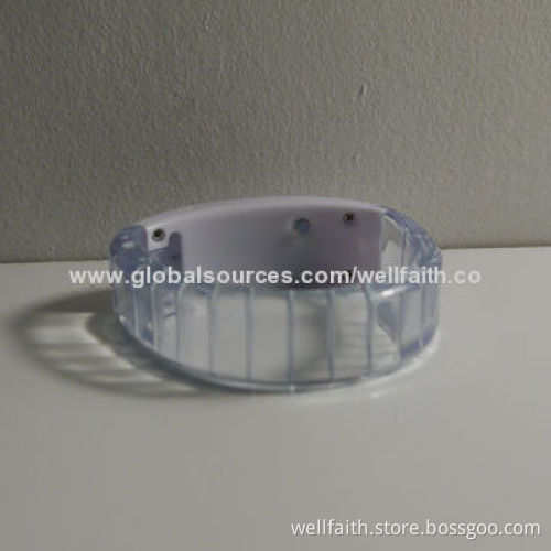 Promotional Gift Sound Activated LED Customized Bracelets for Fun, PVC+PS Materials